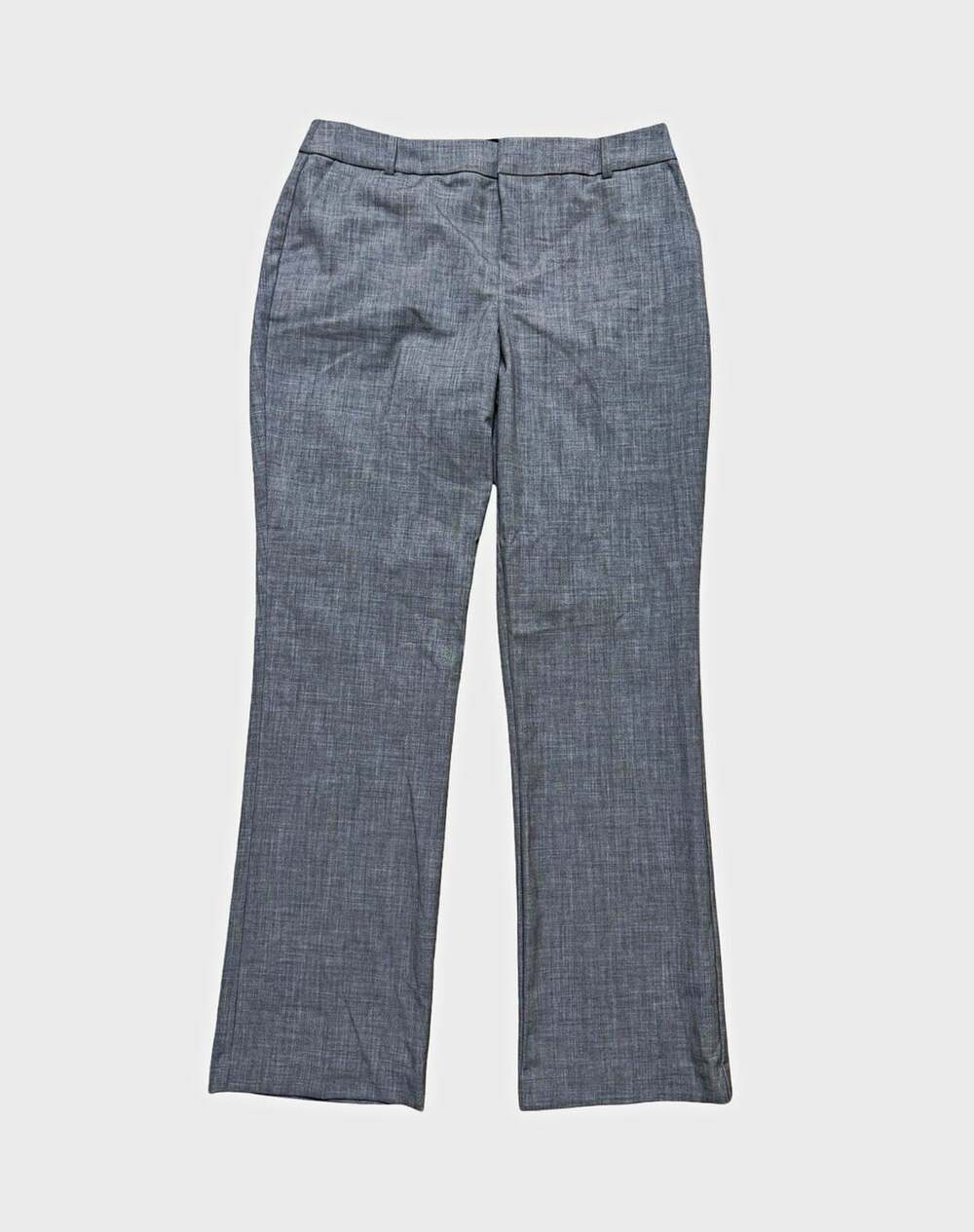 NWT Nine West Barely Bootcut Pants Women’s 14 Gray Mid Rise Stretch 31”
